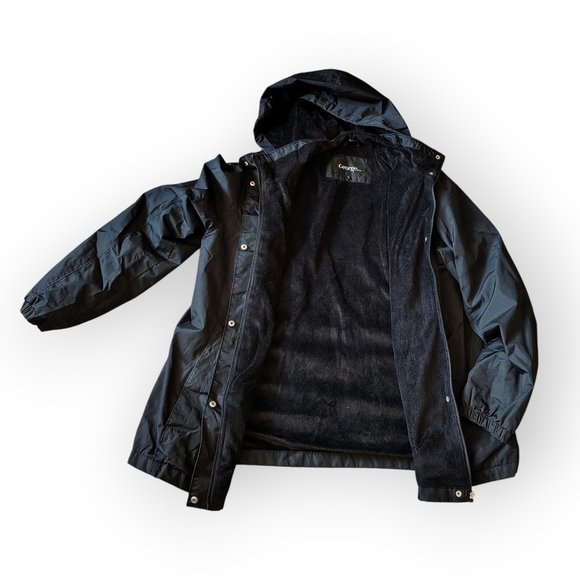 George Black Trench Coat with Cream Collar - Picture 3 of 7